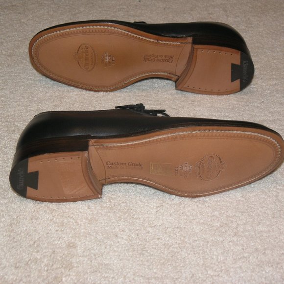 Churchs Barkson Black Calf Leather Derbys 7F NWB main image 5